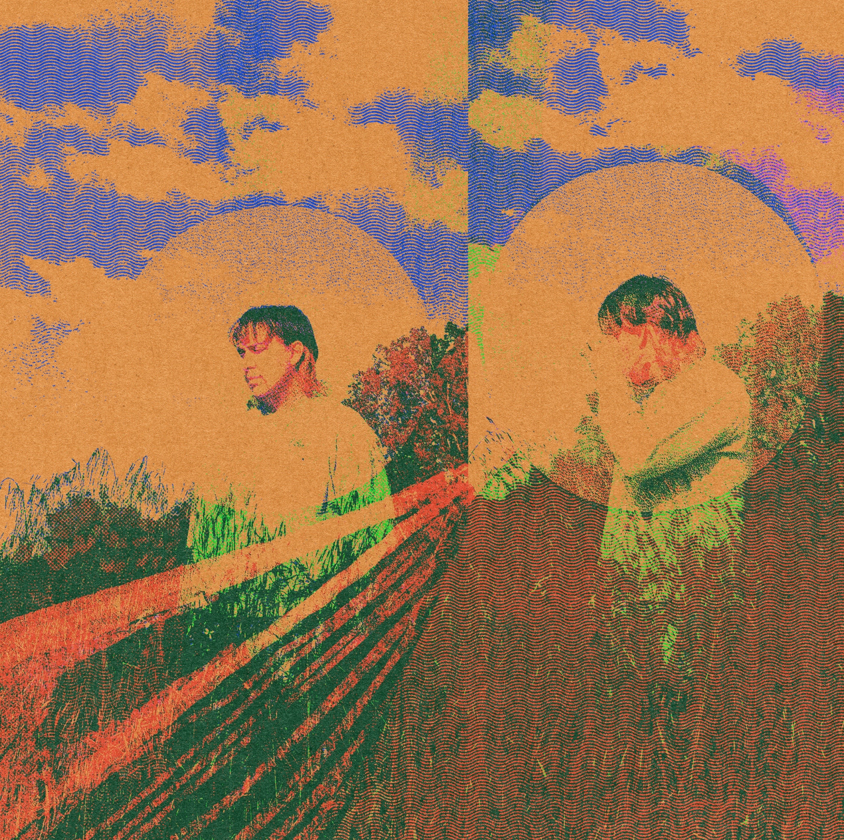 Collaged double portrait artwork for Don't You Wanna Be Fine?