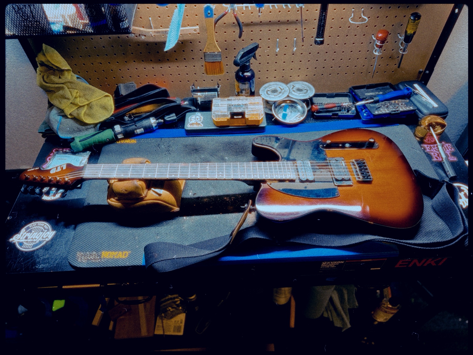 ESP LTD TE-200 guitar in the room