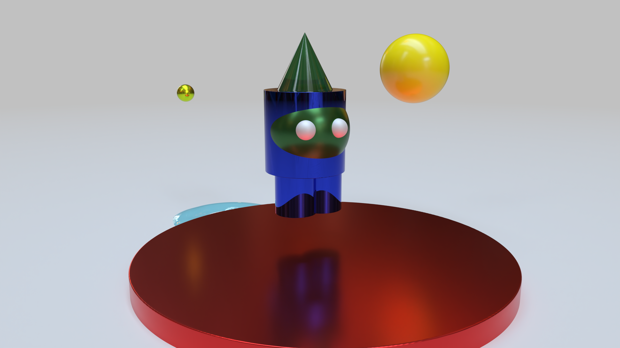 3D viewport used while creating the artwork for One Hundred Billion Points of Light