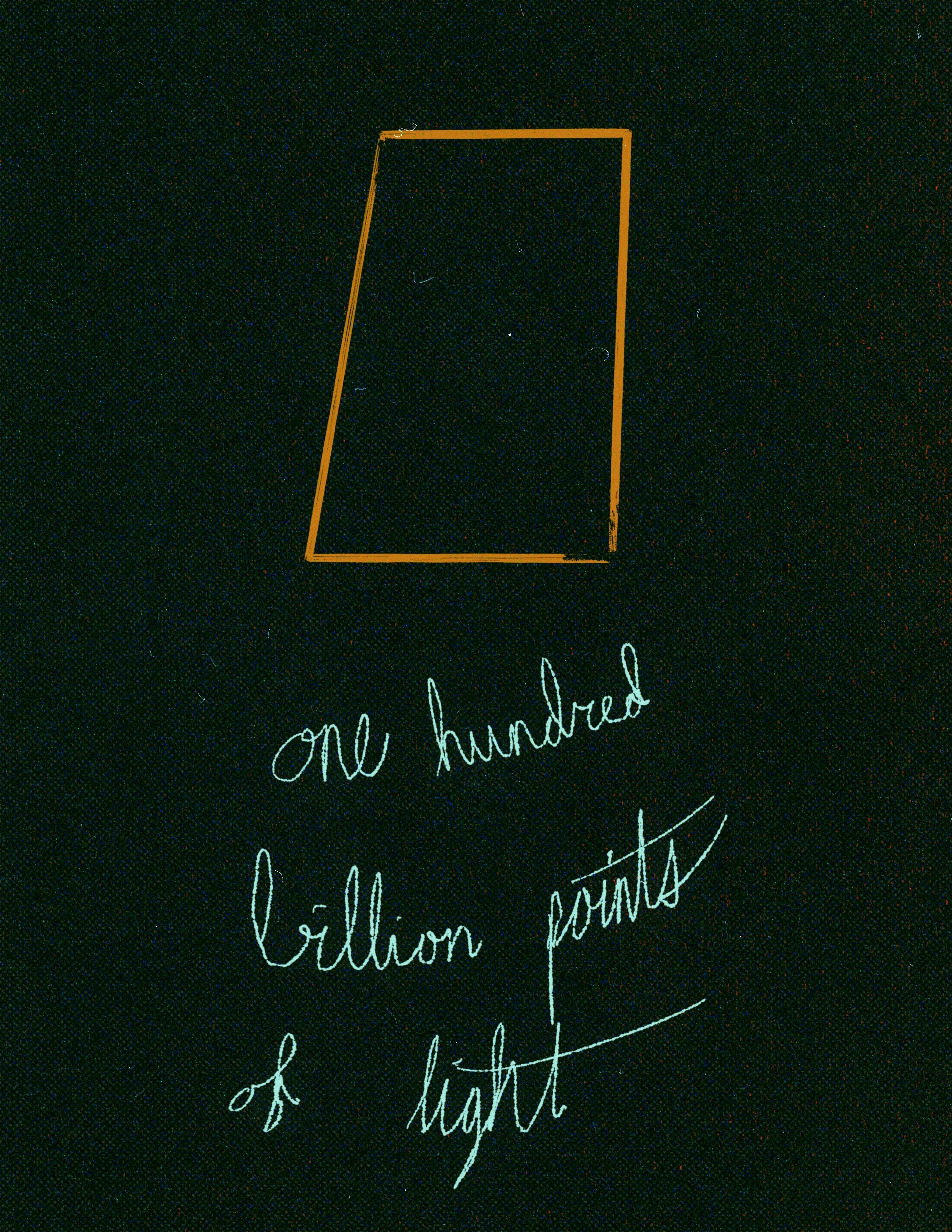 One Hundred Billion Points of Light booklet page 1